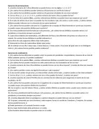 Ejercicios de Permutaciones y Combinaciones: Probabilidad