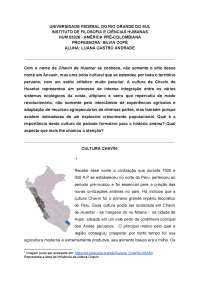 Importância da Cultura Chavín