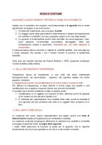 Riassunto libro Moda e Trasparenza di Eleonora Chiais