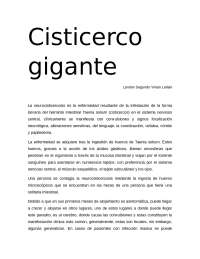 cisticerco gigante notas de clase