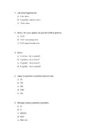 Ćwiczenia z matematyki - klasa 4