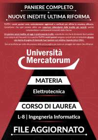 Elettrotecnica | MEGA PANIERE + NUOVE INEDITE ULTIMA RIFORMA | Mercatorum | L-8/L8 | 2025
