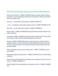 Fuel Handling and Safety: 92F AIT (A2-A6) Exam Questions and Answers