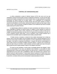 CONTROL DE CONVENCIONALIDAD