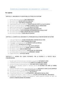 FILOSOFIA DELLA COMUNICAZIONE E DEL LINGUAGGIO + DOMANDE EXTRA L-19 PEGASO 2024/25