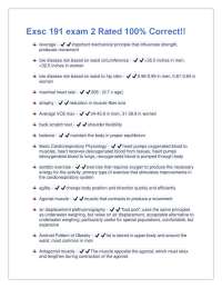 Exsc 191 Exam 2 Review: Key Concepts and Definitions