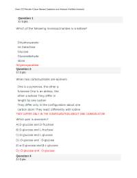 Chem 210 Module 4 Exam Newest Questions and Answers (Verified Answers)