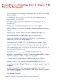 Pathology Exam 2: Chapter 4-5 Review Questions and Answers