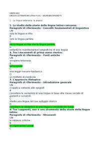 Lingua e Letteratura Latina 9 cfu Simonetti 24/25