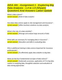 Data Science in Risk Management and Insurance: Questions and Answers
