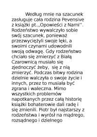 kto zasluguje na szacunek opowiesci z narni krótko i zwiężle