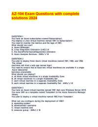 AZ-104 Exam Questions and Answers: Azure Administrator Associate