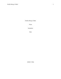 Rethinking Masculinity: A Critical Analysis of Fatherhood and Hegemonic Masculinity