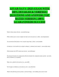 ASVAB-NAVY (2025) EXAM WITH 100% DETAILED & VERIFIED | QUESTIONS AND ANSWERS TOP RATED VER