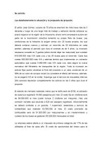 Análisis de Viabilidad de un Proyecto de Transporte Público en Chile: Caso de Estudio - Pr