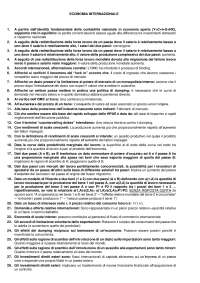 Banca dati multiple Economia Internazionale (6 cfu)