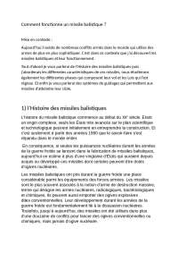 grand oral physique missile balistsique