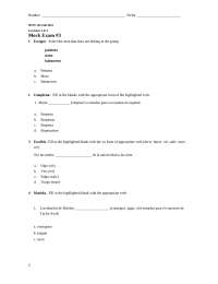 mock exam for spanish 101 2024