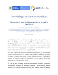 Metodología de Cierre de Brechas: Propuesta de Puntuación por Proyecto