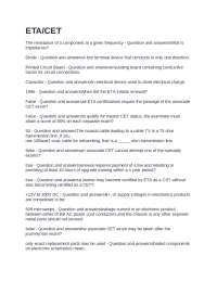 Electronics Fundamentals: Questions and Answers for CET Certification