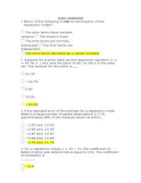 Regression Analysis Exercises: Understanding Key Concepts and Applications