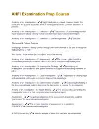 AHFI Examination Prep Course Latest Questions & Answers Verified 100% Correct!!