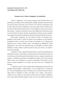Resenha do texto "Tolstoi e o Iluminismo", de Isaiah Berlin