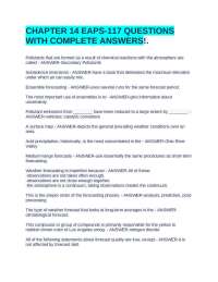 CHAPTER 14 EAPS-117 QUESTIONS WITH COMPLETE ANSWERS!.