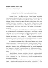Resenha do texto “O Método Criador”, de Leonid Grossman