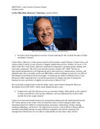 Leadership in Latin America: Case Studies of Slim, Santilli, and Servitje