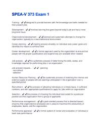 Human Resource Management (HRM) Concepts and Definitions