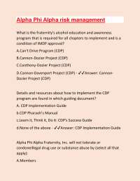 Alpha Phi Alpha Fraternity Risk Management: A Guide to Policies and Procedures