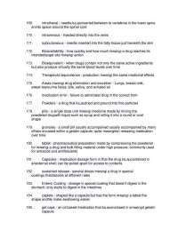 Medical Terminology: Definitions and Explanations