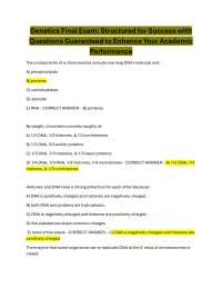 Genetics Final Exam: Mastering Concepts for Success