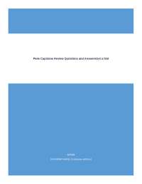 Pediatric Nursing Capstone Review Questions and Answers