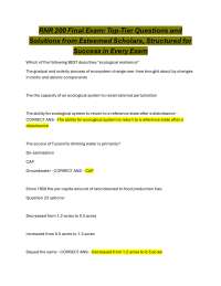 RNR 200 Final Exam: Top-Tier Questions and Solutions for Success
