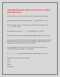 TCOLE Practice Exam: 2025 Version