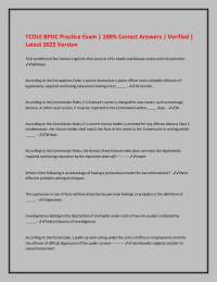 TCOLE BPOC Practice Exam: Comprehensive Study Guide with Answers