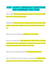 Army Supply Sergeant Questions and Answers: A Comprehensive Guide