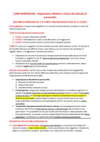 Sviluppi traumatici e disturbi di personalità