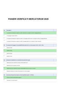 Paniere 2025 ARCHITETTURE E RETI DI CALCOLATORI Università Mercatorum