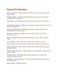 Panera Production Questions With Complete Solutions