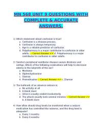 Neurological Disorders: Multiple Choice Questions and Answers