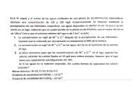 Solubilidad ejercicio