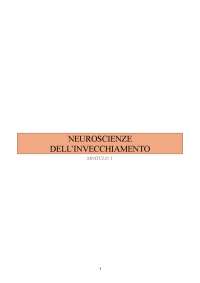 Neuroscienze dell'invecchiamento (Borgomaneri, Molinari)