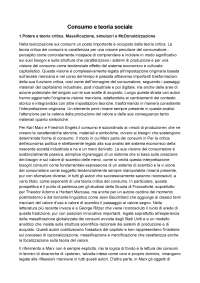 Libro Consumo e teoria sociale (1,2,3,4)