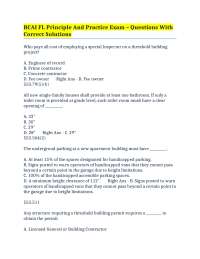 BCAI FL Principle And Practice Exam - Questions With Correct Solutions
