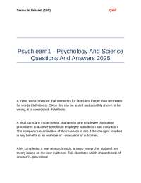 Scientific Method: Questions and Answers