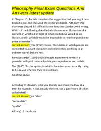 Philosophy Final Exam Questions and Answers: A Comprehensive Guide