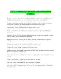 GACE - Elementary Education Test 2025 with best solutions